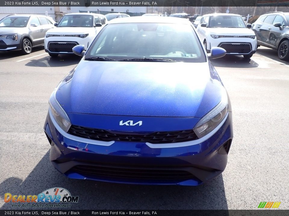 2023 Kia Forte LXS Deep Sea Blue / Black Photo #3