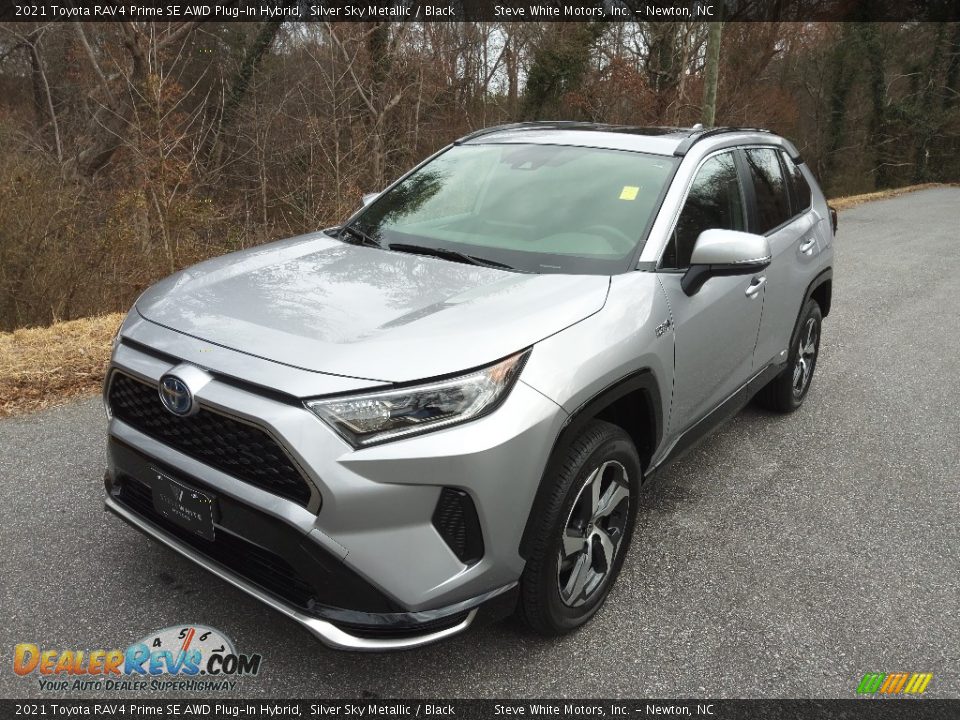 2021 Toyota RAV4 Prime SE AWD Plug-In Hybrid Silver Sky Metallic / Black Photo #3