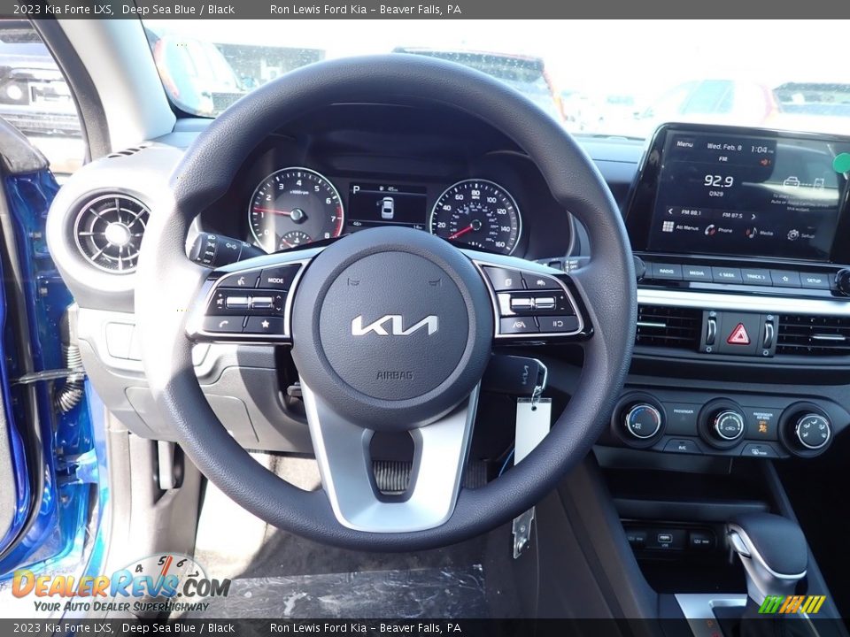 2023 Kia Forte LXS Deep Sea Blue / Black Photo #19