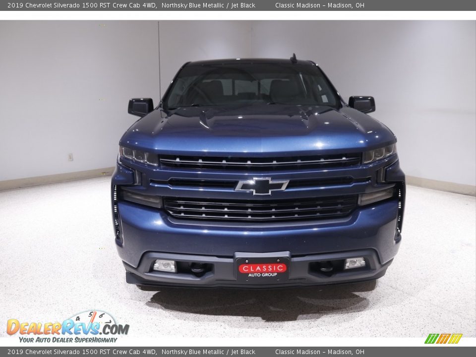 2019 Chevrolet Silverado 1500 RST Crew Cab 4WD Northsky Blue Metallic / Jet Black Photo #2
