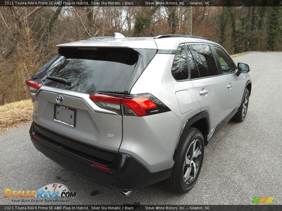 2021 Toyota RAV4 Prime SE AWD Plug-In Hybrid Silver Sky Metallic / Black Photo #8