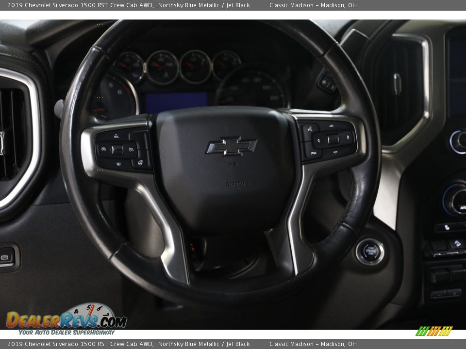 2019 Chevrolet Silverado 1500 RST Crew Cab 4WD Northsky Blue Metallic / Jet Black Photo #8