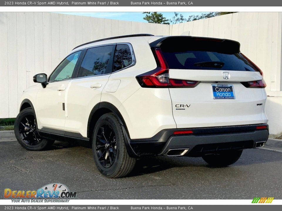 2023 Honda CR-V Sport AWD Hybrid Platinum White Pearl / Black Photo #4