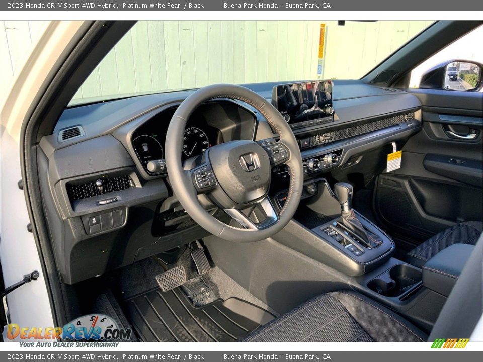 Black Interior - 2023 Honda CR-V Sport AWD Hybrid Photo #6