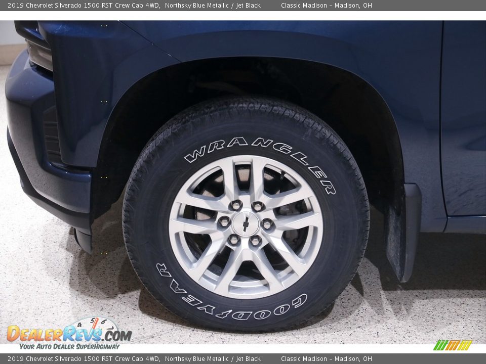 2019 Chevrolet Silverado 1500 RST Crew Cab 4WD Northsky Blue Metallic / Jet Black Photo #22