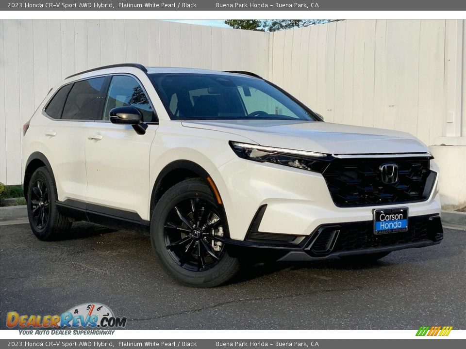 Front 3/4 View of 2023 Honda CR-V Sport AWD Hybrid Photo #14