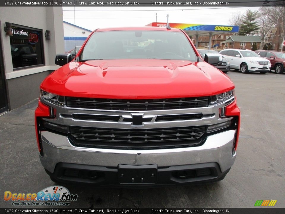 2022 Chevrolet Silverado 1500 Limited LT Crew Cab 4x4 Red Hot / Jet Black Photo #25