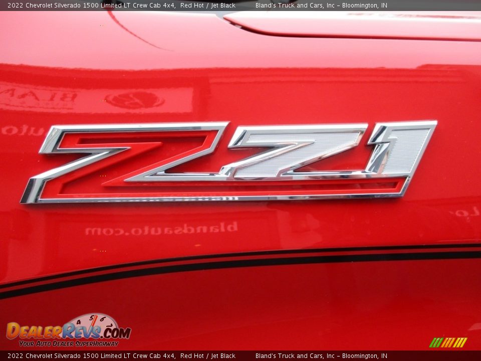 2022 Chevrolet Silverado 1500 Limited LT Crew Cab 4x4 Red Hot / Jet Black Photo #27