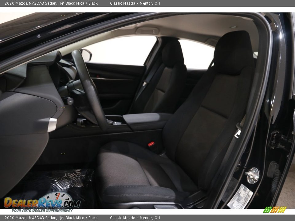 2020 Mazda MAZDA3 Sedan Jet Black Mica / Black Photo #5