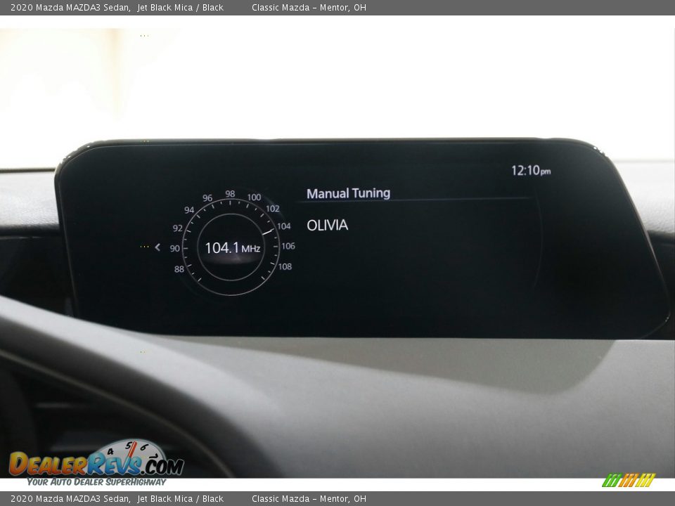 2020 Mazda MAZDA3 Sedan Jet Black Mica / Black Photo #10