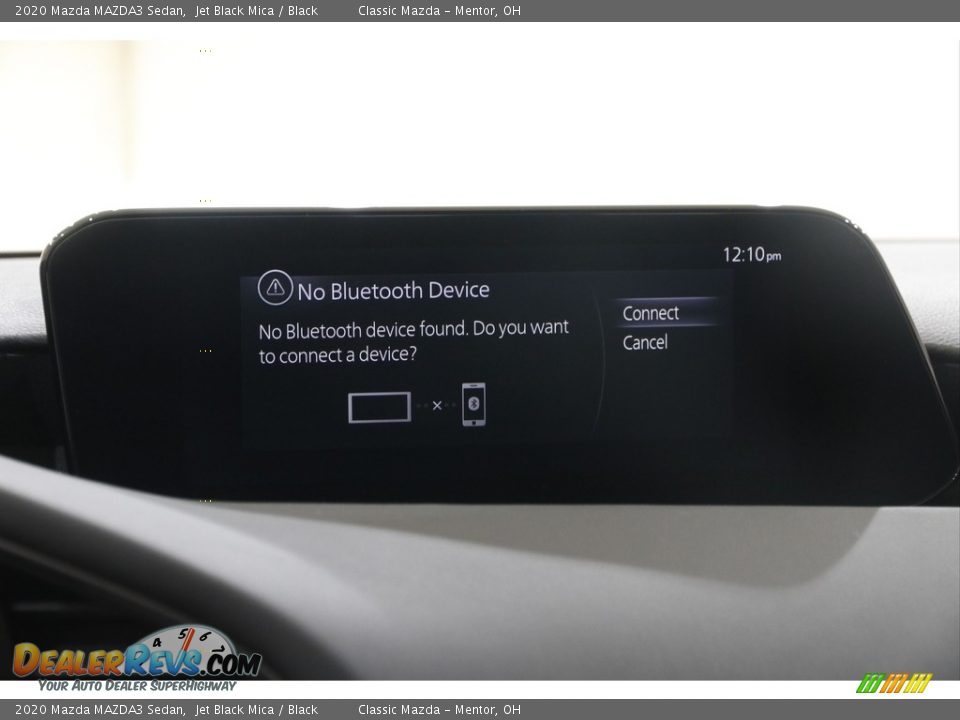 2020 Mazda MAZDA3 Sedan Jet Black Mica / Black Photo #11