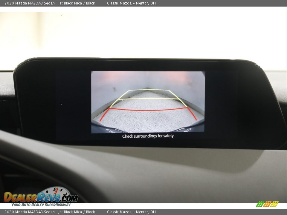 2020 Mazda MAZDA3 Sedan Jet Black Mica / Black Photo #12