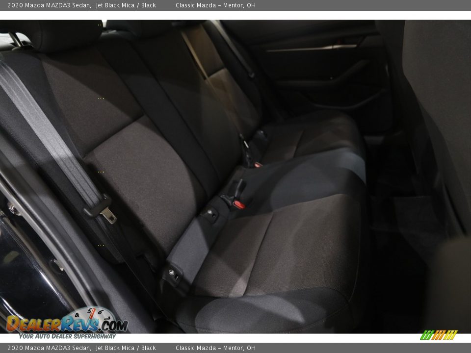 2020 Mazda MAZDA3 Sedan Jet Black Mica / Black Photo #16