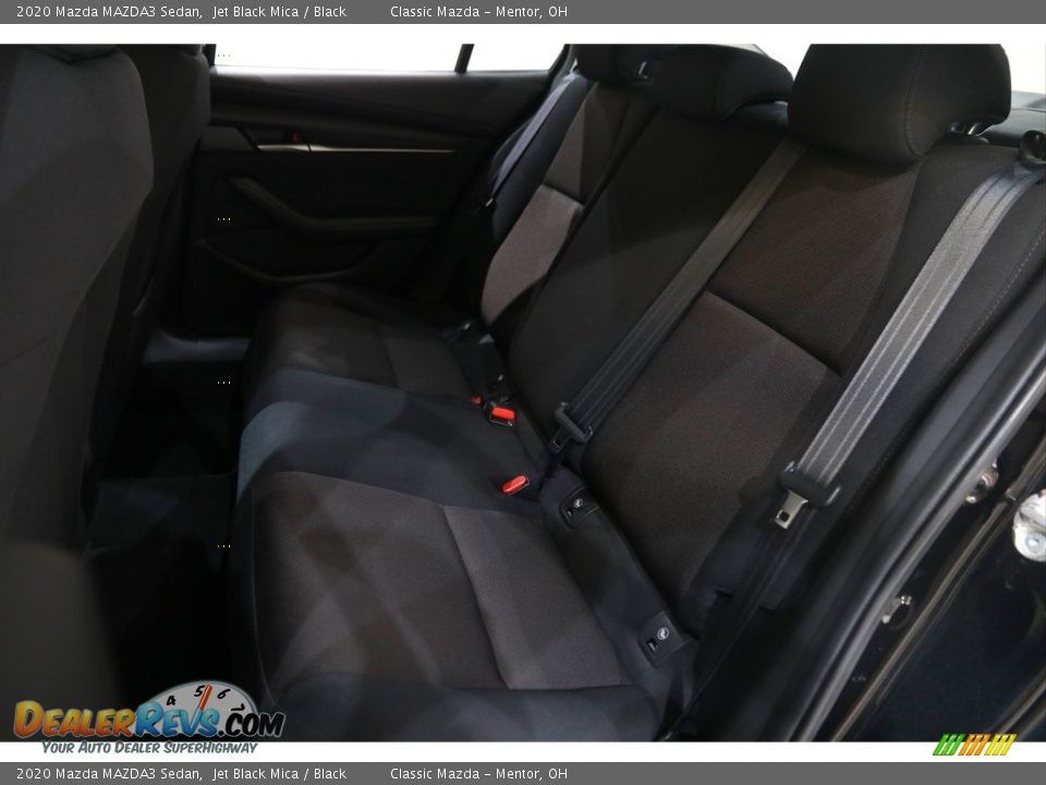 2020 Mazda MAZDA3 Sedan Jet Black Mica / Black Photo #17