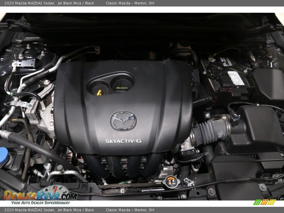2020 Mazda MAZDA3 Sedan Jet Black Mica / Black Photo #19