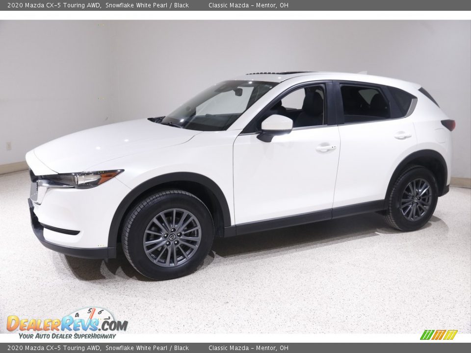 2020 Mazda CX-5 Touring AWD Snowflake White Pearl / Black Photo #3