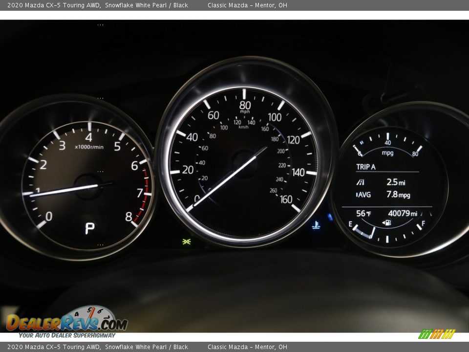 2020 Mazda CX-5 Touring AWD Snowflake White Pearl / Black Photo #8