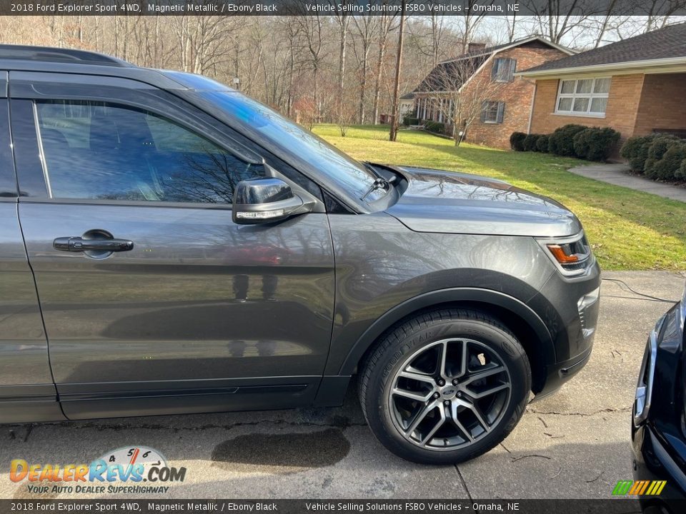 2018 Ford Explorer Sport 4WD Magnetic Metallic / Ebony Black Photo #11