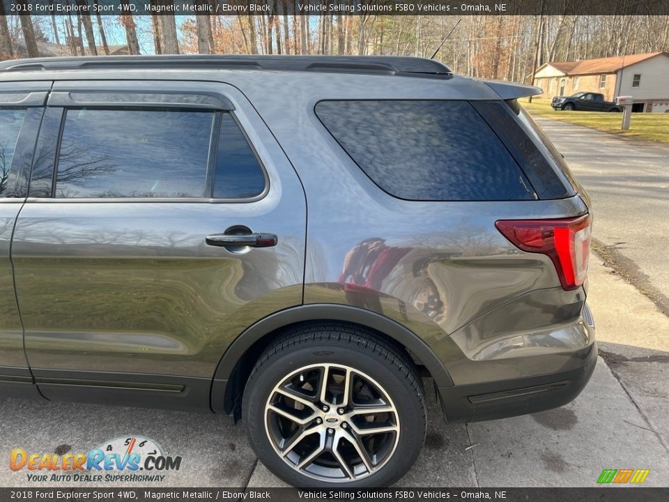 2018 Ford Explorer Sport 4WD Magnetic Metallic / Ebony Black Photo #14