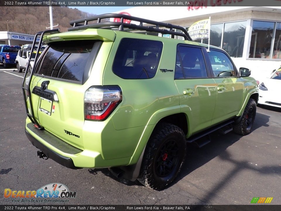 2022 Toyota 4Runner TRD Pro 4x4 Lime Rush / Black/Graphite Photo #8