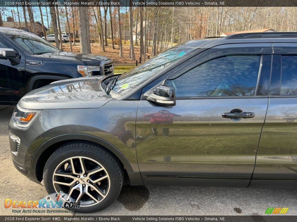 2018 Ford Explorer Sport 4WD Magnetic Metallic / Ebony Black Photo #15