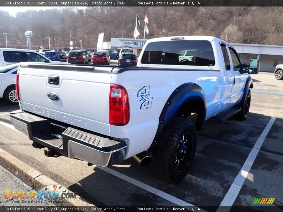 2016 Ford F350 Super Duty XLT Super Cab 4x4 Oxford White / Steel Photo #4