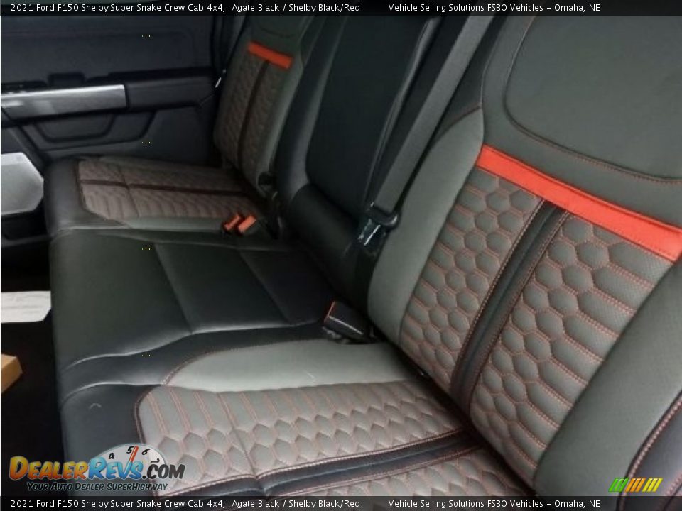 Rear Seat of 2021 Ford F150 Shelby Super Snake Crew Cab 4x4 Photo #10