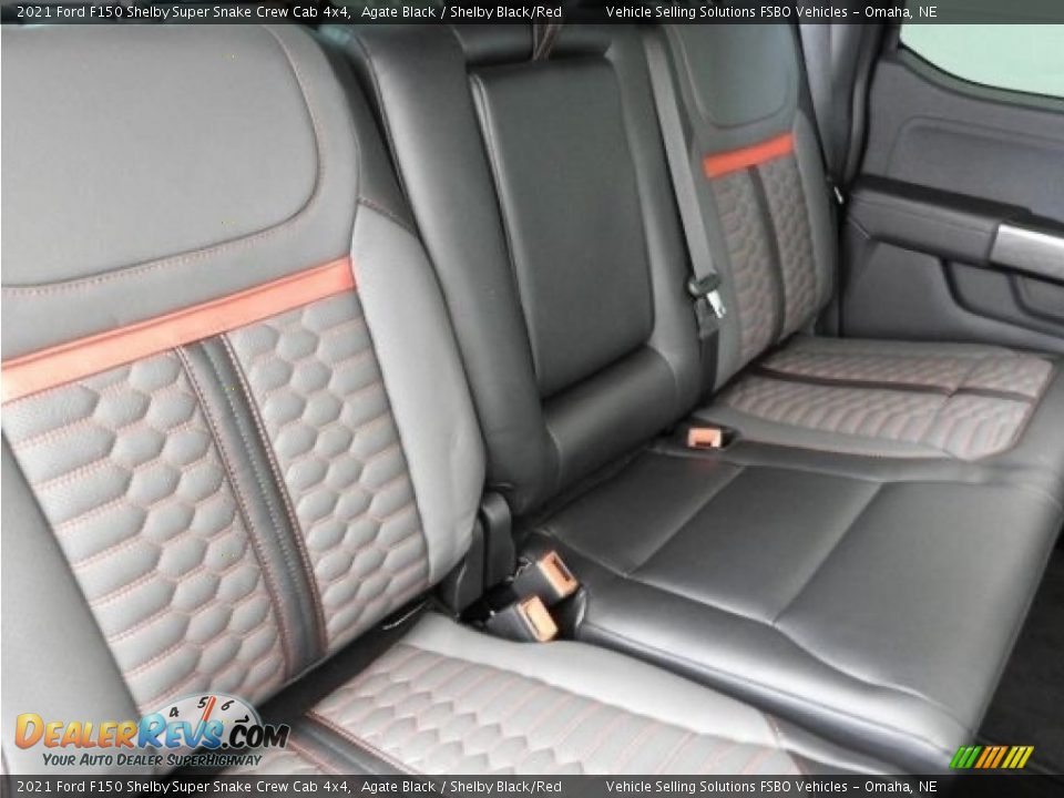 Rear Seat of 2021 Ford F150 Shelby Super Snake Crew Cab 4x4 Photo #12