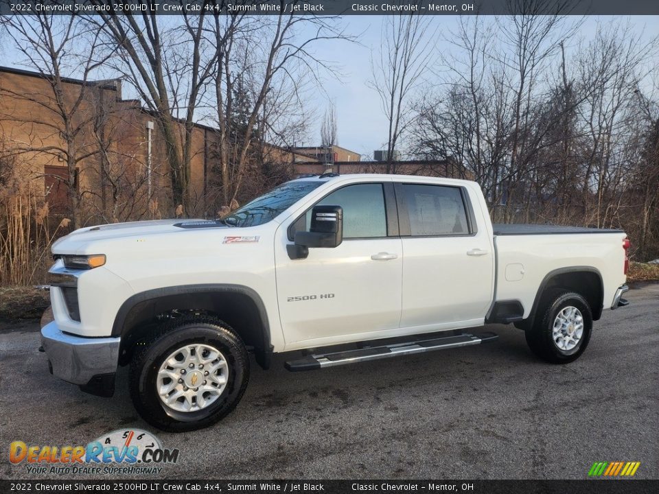 2022 Chevrolet Silverado 2500HD LT Crew Cab 4x4 Summit White / Jet Black Photo #2