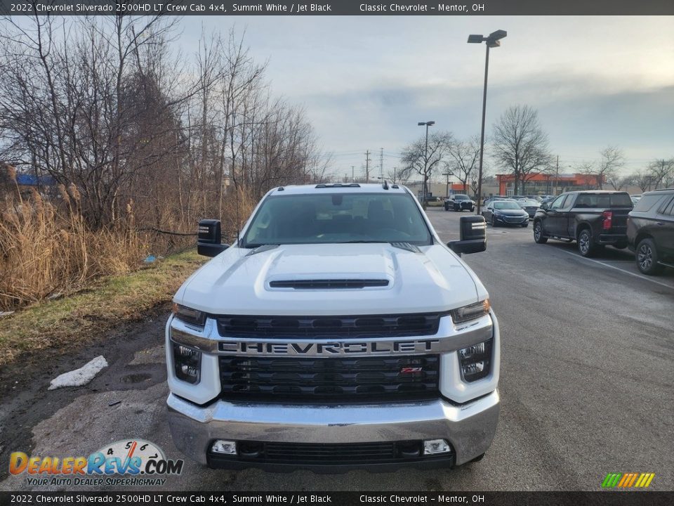 2022 Chevrolet Silverado 2500HD LT Crew Cab 4x4 Summit White / Jet Black Photo #3