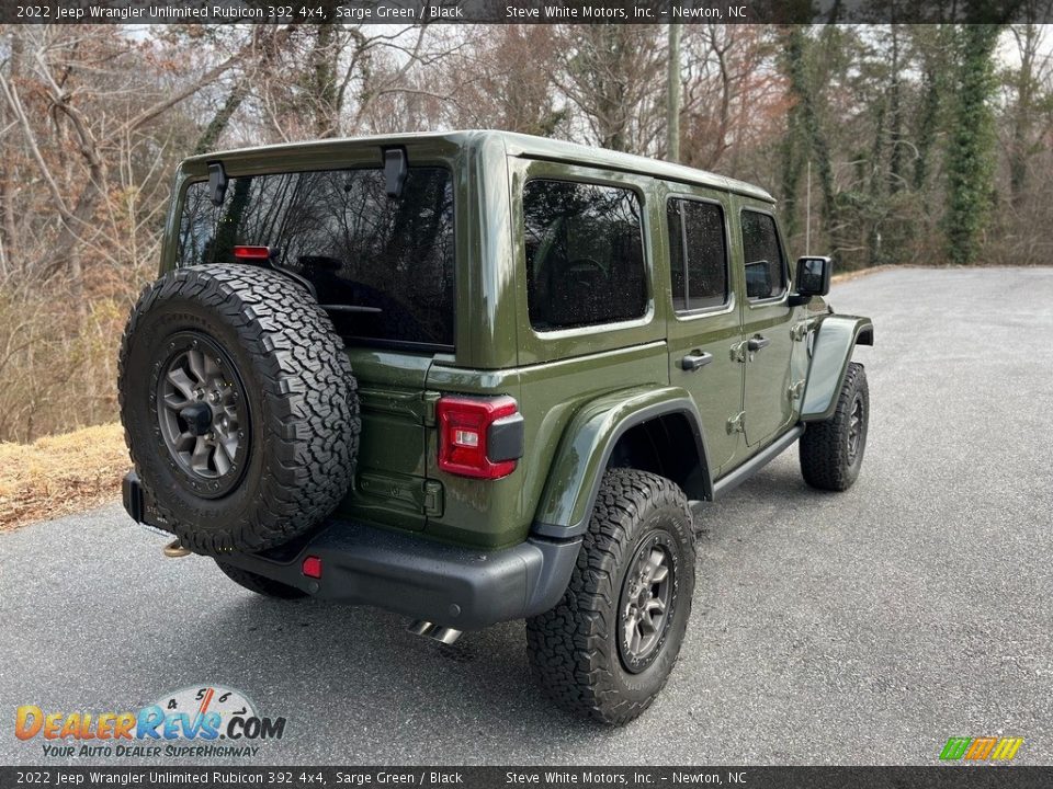 2022 Jeep Wrangler Unlimited Rubicon 392 4x4 Sarge Green / Black Photo #7