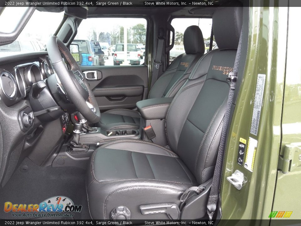 Black Interior - 2022 Jeep Wrangler Unlimited Rubicon 392 4x4 Photo #12