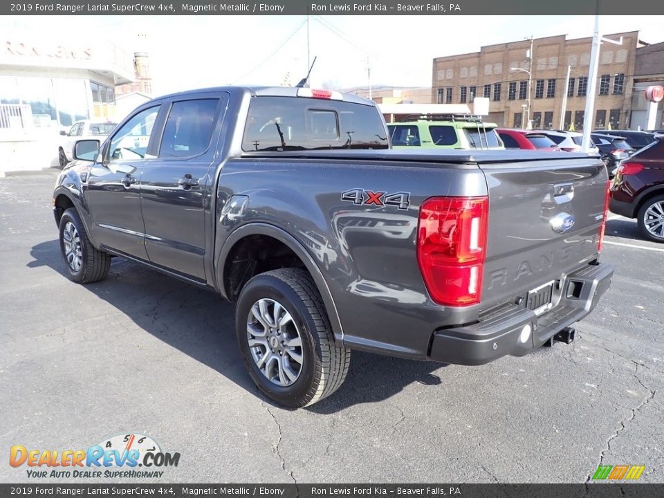 2019 Ford Ranger Lariat SuperCrew 4x4 Magnetic Metallic / Ebony Photo #6