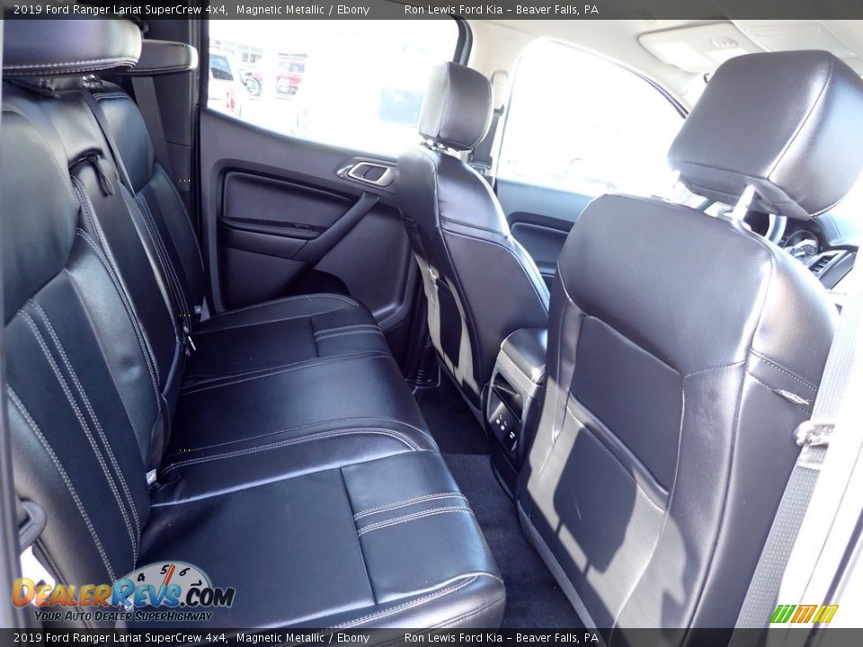 2019 Ford Ranger Lariat SuperCrew 4x4 Magnetic Metallic / Ebony Photo #10