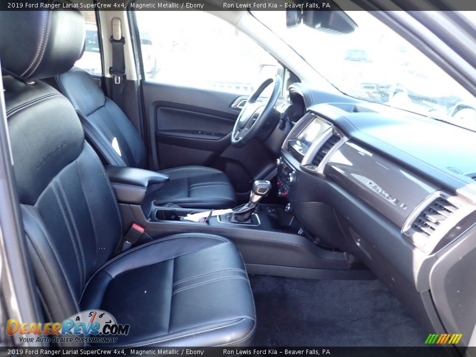 2019 Ford Ranger Lariat SuperCrew 4x4 Magnetic Metallic / Ebony Photo #11