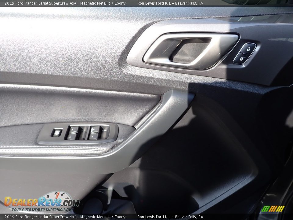 2019 Ford Ranger Lariat SuperCrew 4x4 Magnetic Metallic / Ebony Photo #15