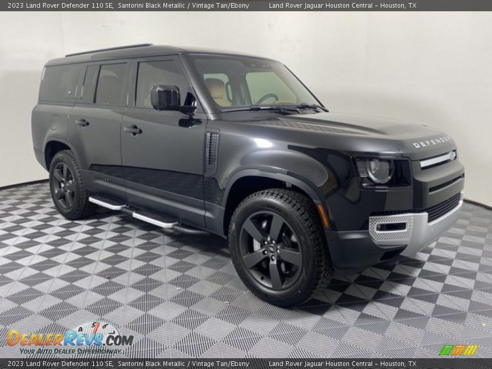 2023 Land Rover Defender 110 SE Santorini Black Metallic / Vintage Tan/Ebony Photo #12