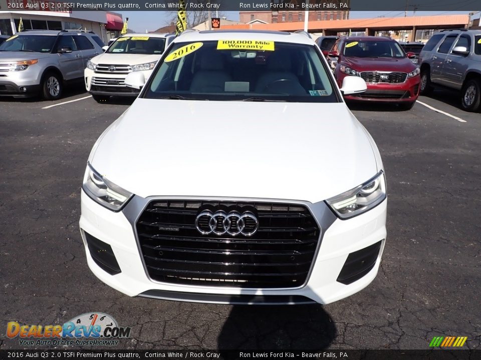 2016 Audi Q3 2.0 TSFI Premium Plus quattro Cortina White / Rock Gray Photo #3