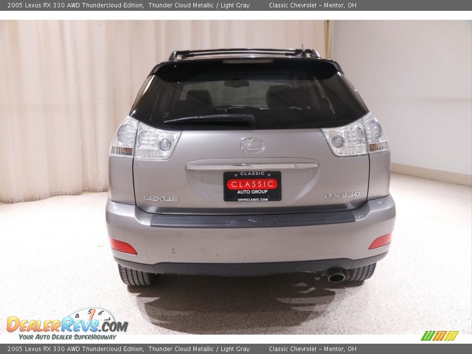 2005 Lexus RX 330 AWD Thundercloud Edition Thunder Cloud Metallic / Light Gray Photo #18