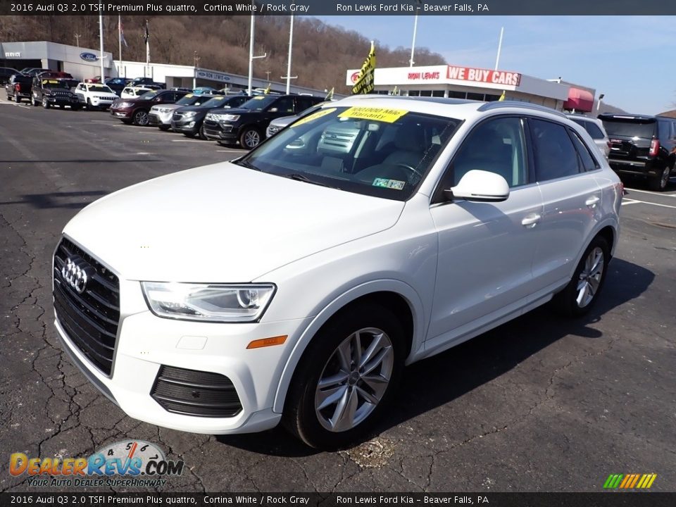 2016 Audi Q3 2.0 TSFI Premium Plus quattro Cortina White / Rock Gray Photo #4