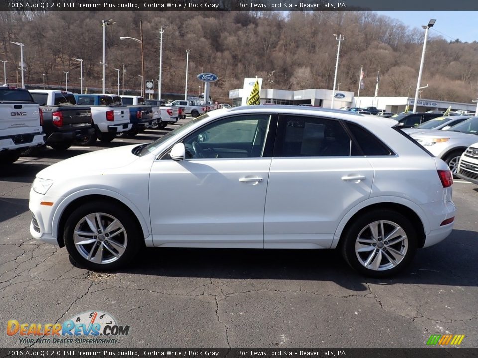 2016 Audi Q3 2.0 TSFI Premium Plus quattro Cortina White / Rock Gray Photo #5