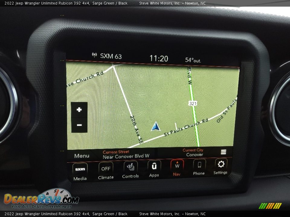 Navigation of 2022 Jeep Wrangler Unlimited Rubicon 392 4x4 Photo #29