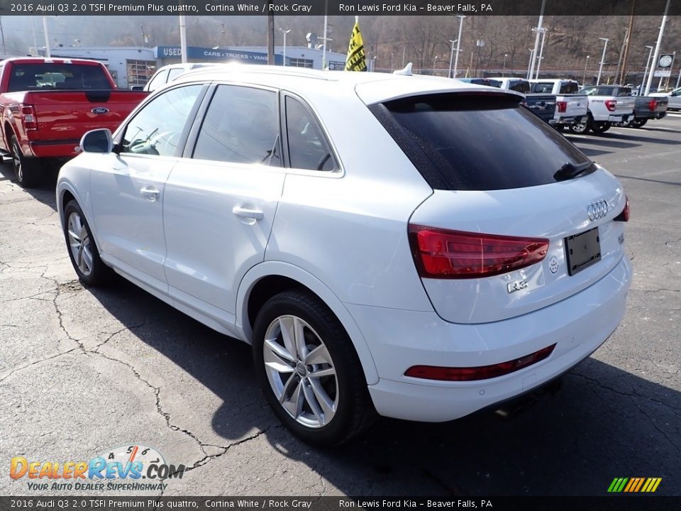 2016 Audi Q3 2.0 TSFI Premium Plus quattro Cortina White / Rock Gray Photo #6