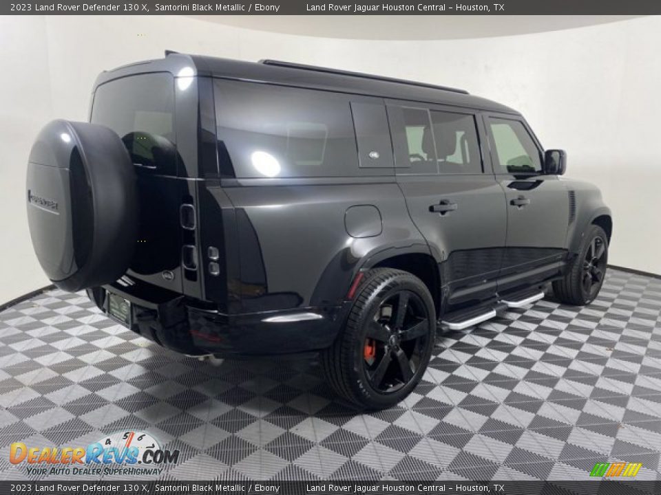 2023 Land Rover Defender 130 X Santorini Black Metallic / Ebony Photo #2