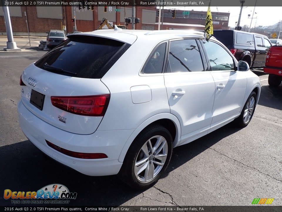 2016 Audi Q3 2.0 TSFI Premium Plus quattro Cortina White / Rock Gray Photo #8