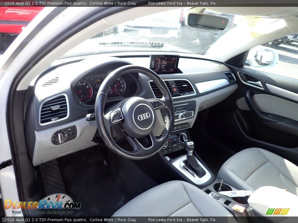 2016 Audi Q3 2.0 TSFI Premium Plus quattro Cortina White / Rock Gray Photo #13