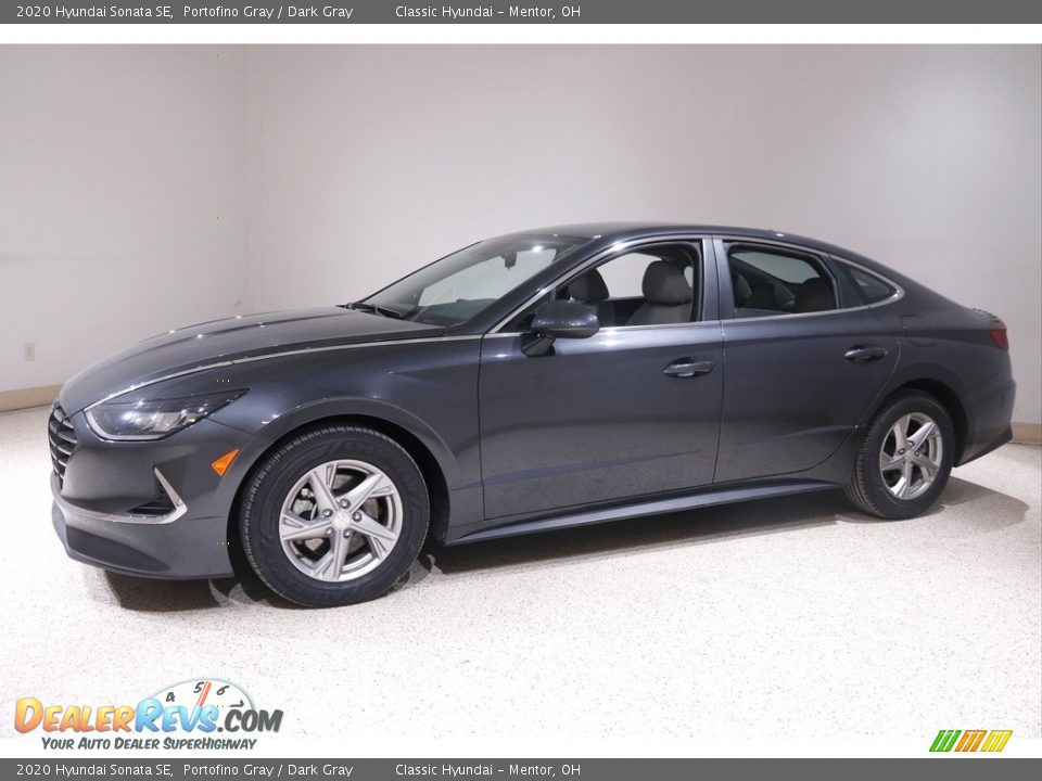 2020 Hyundai Sonata SE Portofino Gray / Dark Gray Photo #3
