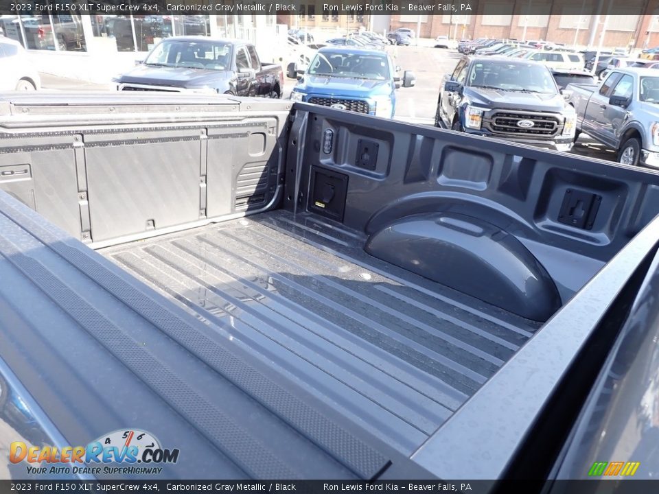 2023 Ford F150 XLT SuperCrew 4x4 Carbonized Gray Metallic / Black Photo #10