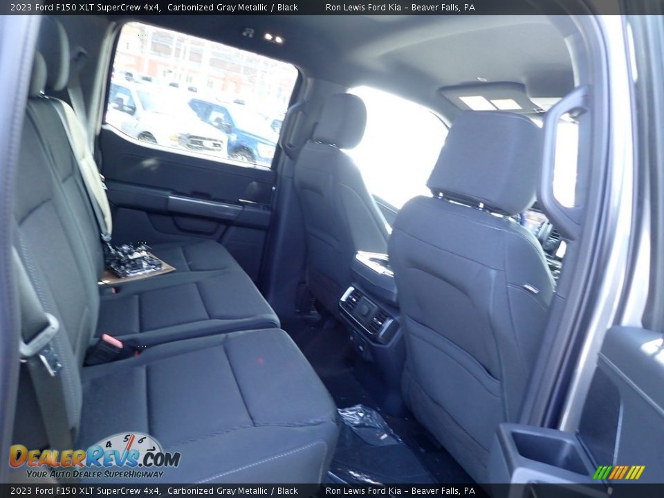 2023 Ford F150 XLT SuperCrew 4x4 Carbonized Gray Metallic / Black Photo #11