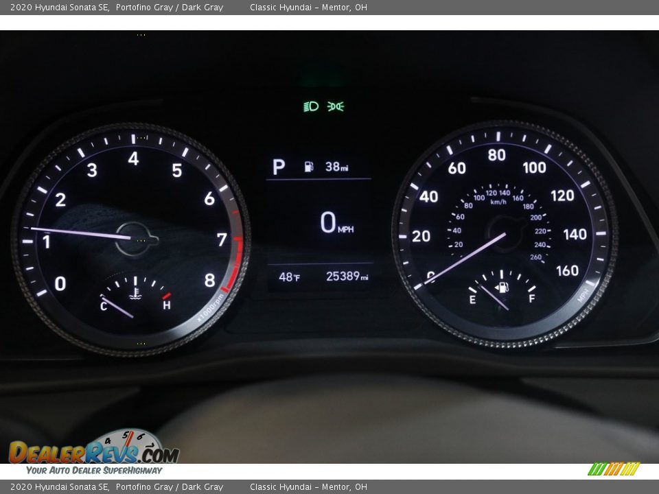 2020 Hyundai Sonata SE Portofino Gray / Dark Gray Photo #8